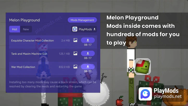 Download Melon playground 3d MOD APK v1.72.2 (user made) For Android
