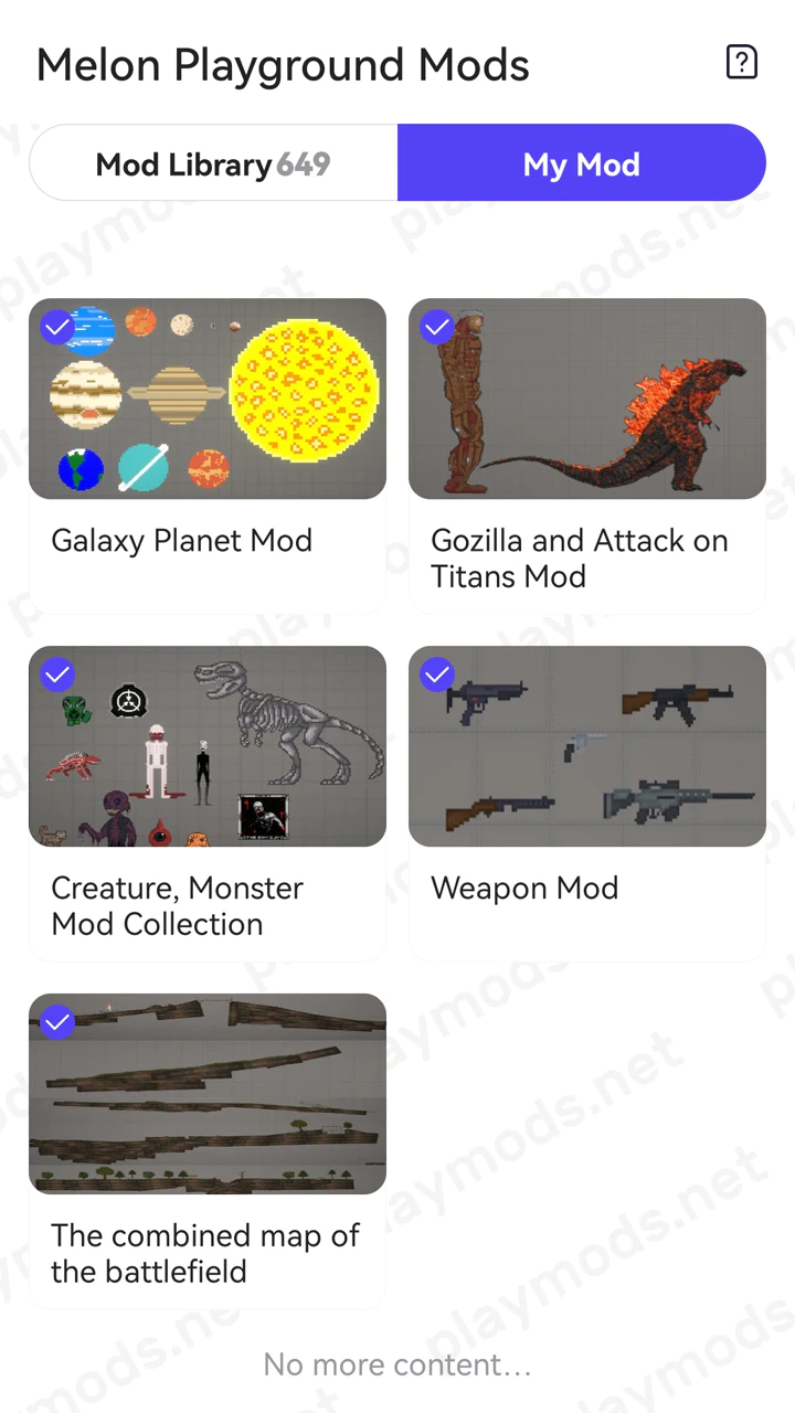 Map mods for Melon Playground APK for Android Download