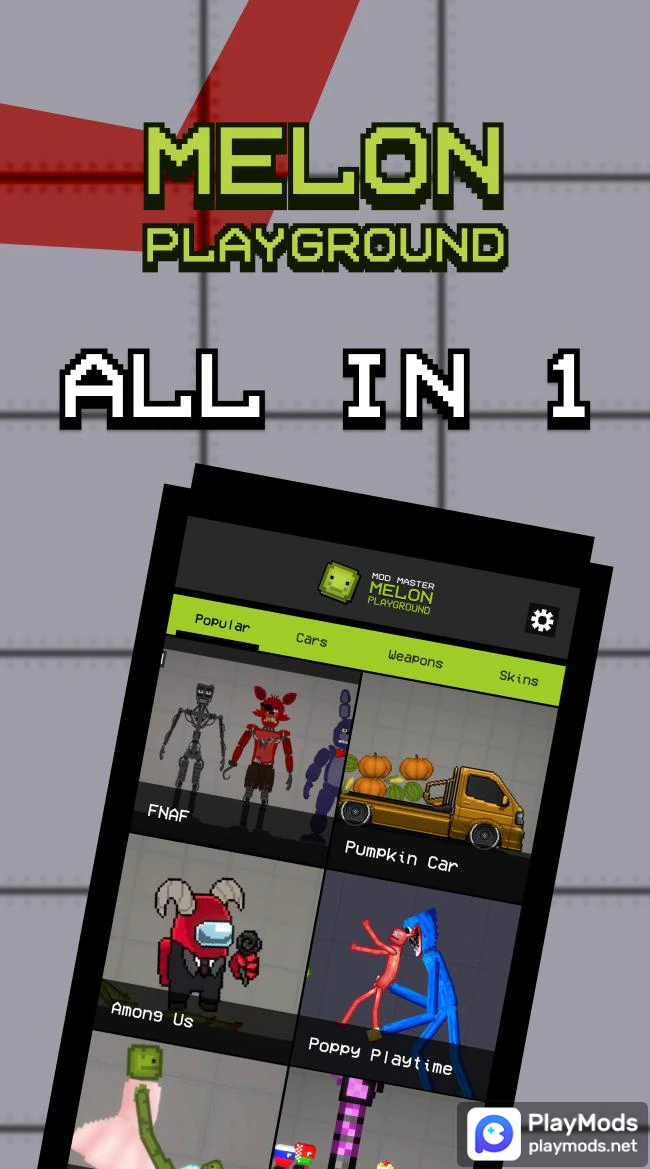 App car melon playground mod Android app 2022 