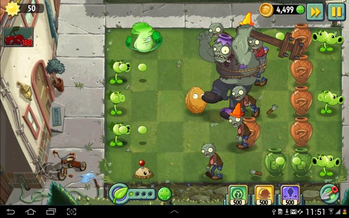 Скачать Plants vs Zombies 2 (MOD, много монет/камней/солнц) 11.0.1