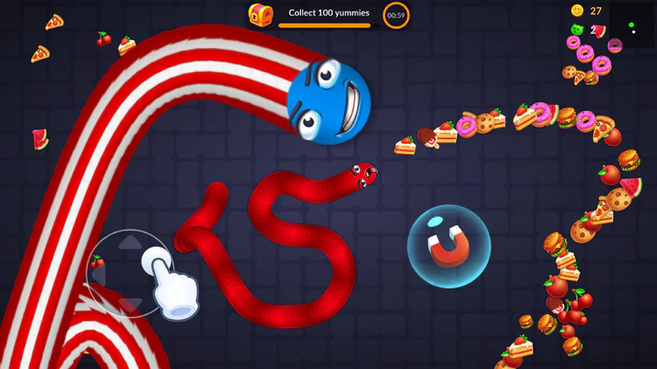 slither.io 1.6 Apk + MOD (Full/Ad-Free) Online Game Android