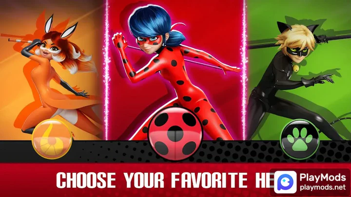 FREE MOD - Miraculous Ladybug & Cat Noir v5.3.30(MOD, Money) APK