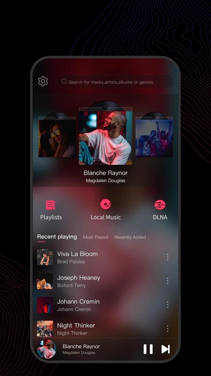 FiiO - FiiO Music App Android version V3.0.3 update now! Changes and  improvements about new Android APP are as follows : 1. Added full-screen  album cover display and spectrum display (can be