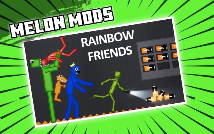 Download Rainbow Friends Mods For Melon android on PC