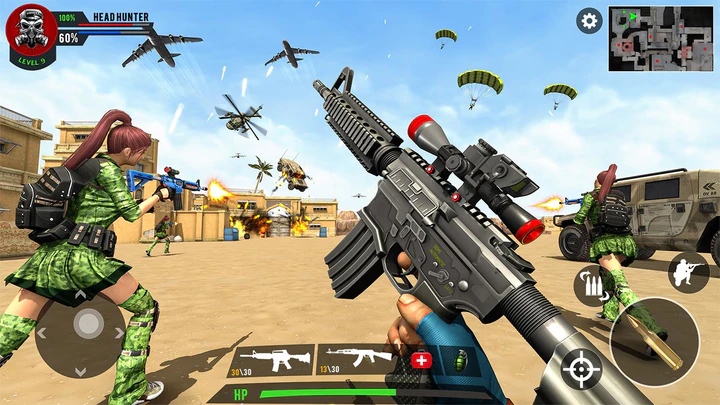 FPS Offline Strike : Encounter strike missions APK para Android