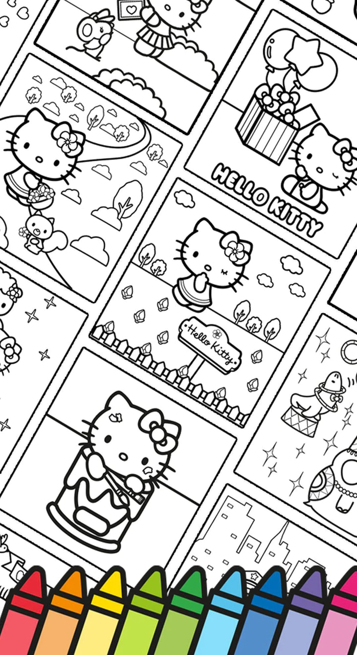 Download Sanrio Coloring Book android on PC