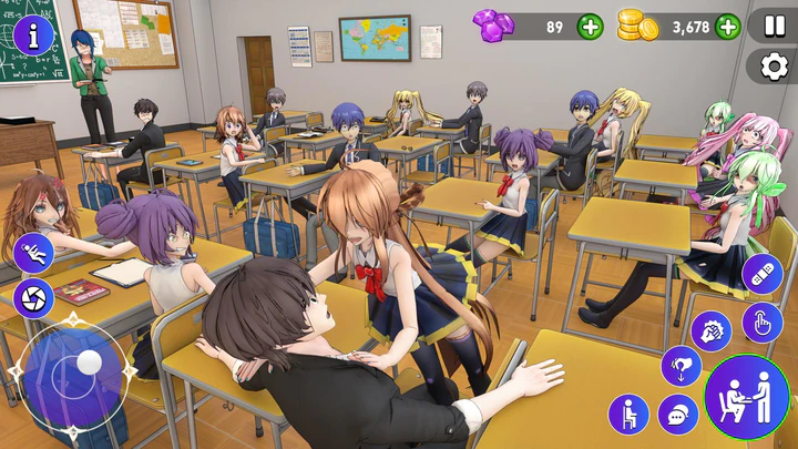 Download School Love Life: Anime Games (MOD) APK for Android