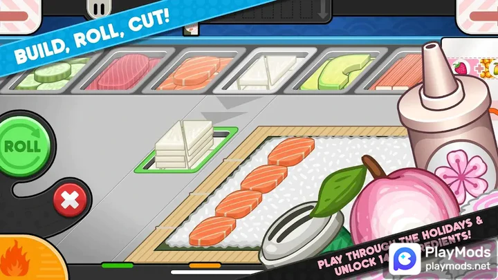 Papa's Sushiria To Go! Mod apk [Paid for free][Unlimited money][Unlocked][Full]  download - Papa's Sushiria To Go! MOD apk 1.0.2 free for Android.