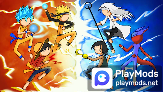 Super Stick Fight AllStar Hero Mod APK v4.3 (Remove ads,Unlimited money)  Download 