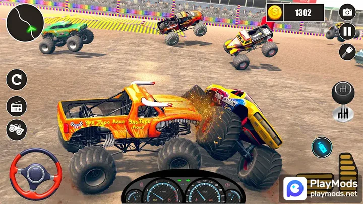 Real Monster Truck Derby Games v1.18 MOD APK 