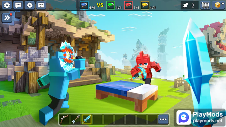 novo HACK de GCUBES no BED WARS do BLOCKMAN GO !! 