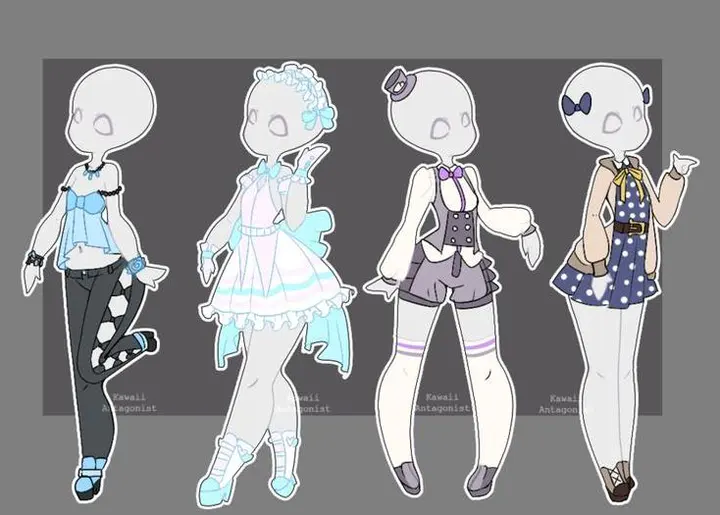 Gacha nox outfits ideas em 2023  Roupas, Roupas de anime, Roupas