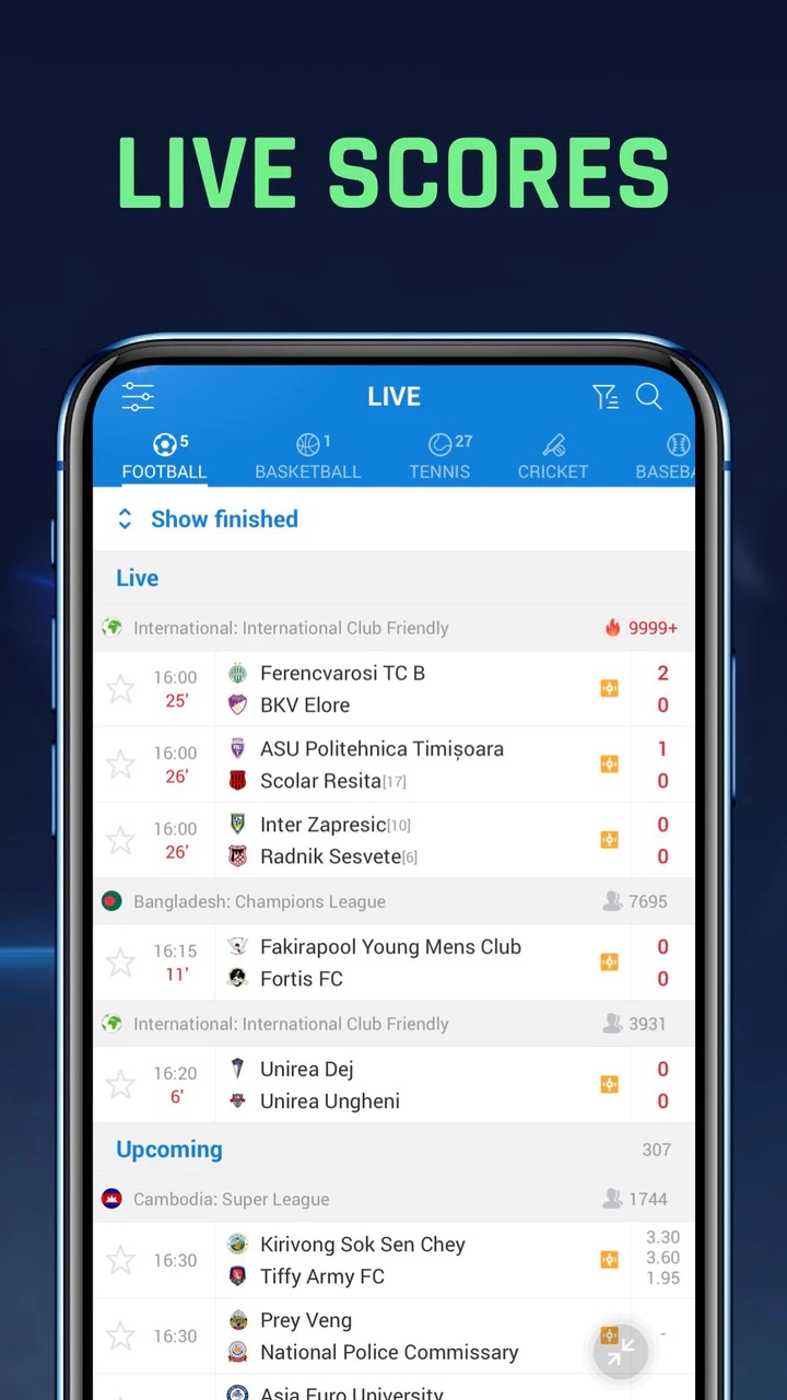 Scores Premier League APK + Mod for Android.