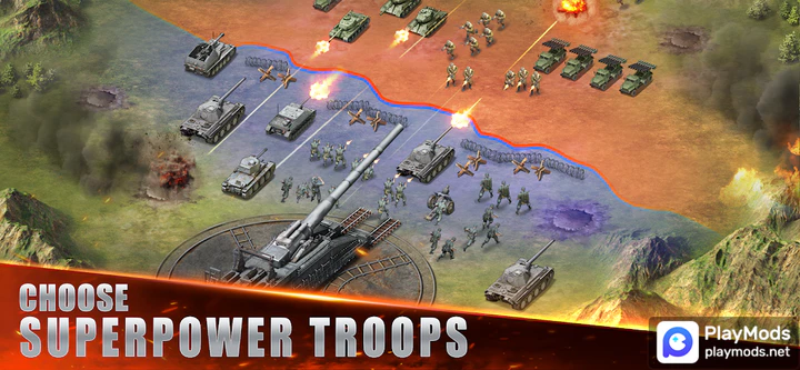 Total Battle: War Strategy (MOD, Unlimited Money / Gems) v321.1.2136 APK  Download 