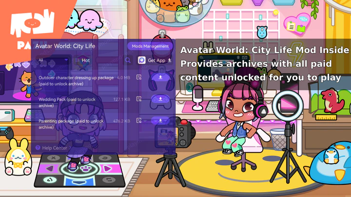 Avatar World City Life Mod Apk 1.68 (Mod Menu)