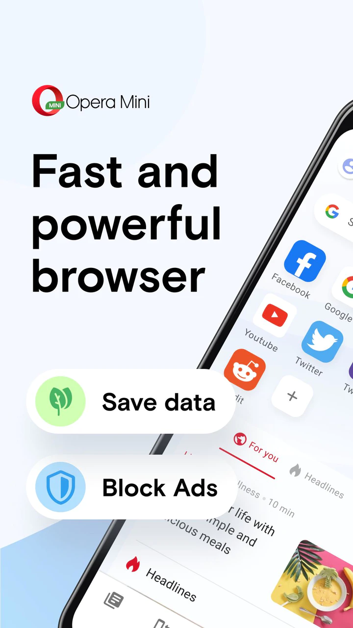 Download Opera Mini browser beta MOD APK v66.1.2254.64073 for Android