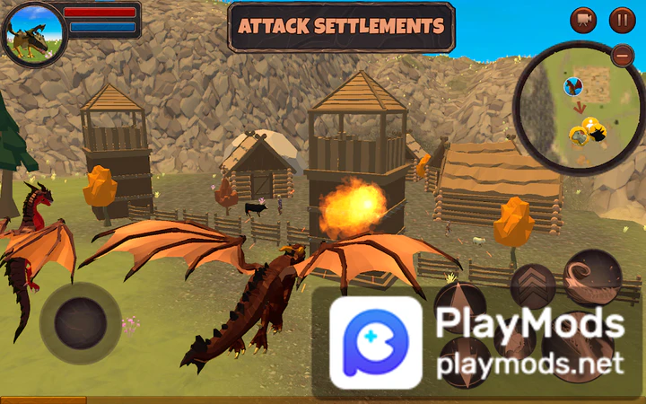 Dragon Simulator 3D: Adventure Game v1.095 Apk Mod (Dinheiro