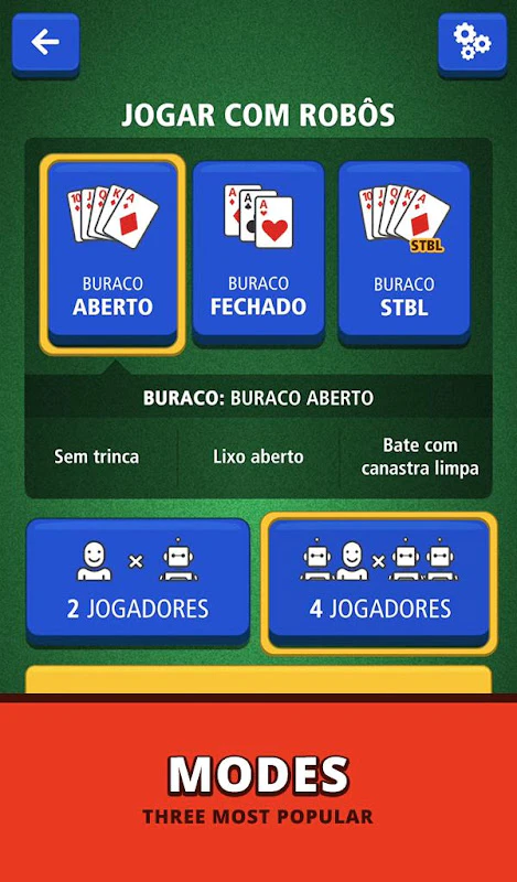 Buraco Jogatina: Jogo Canastra  Game Brasileiro - Indústria de