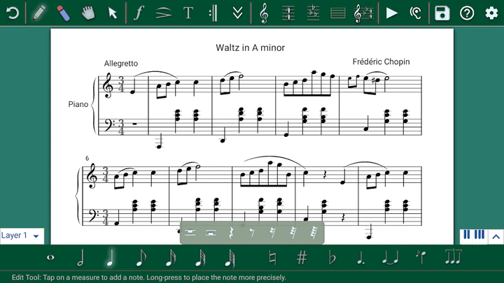 Score Creator: write music APK + Mod for Android.