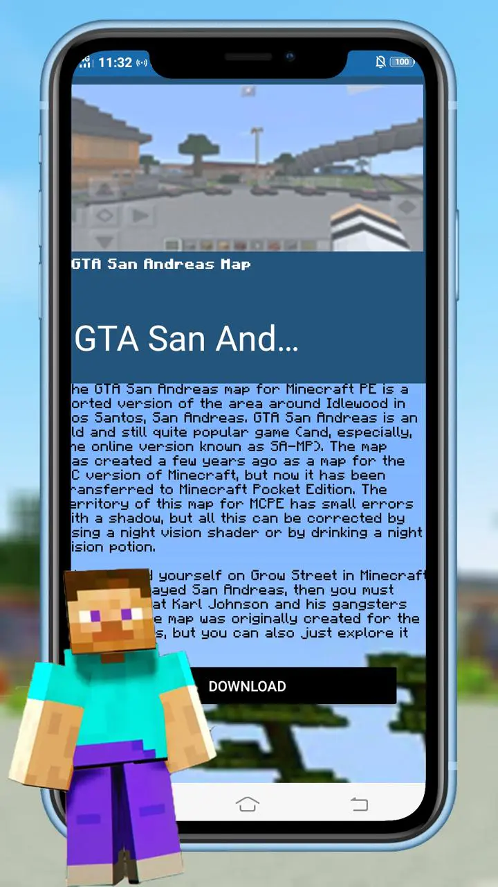 Map for MCPE - GTA San Andreas APK + Mod for Android.