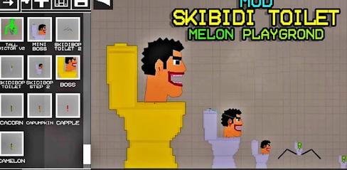 Skibidi Toilet Mod Melon Playground 18.0 - Mods for Melon Playground  Sandbox PG