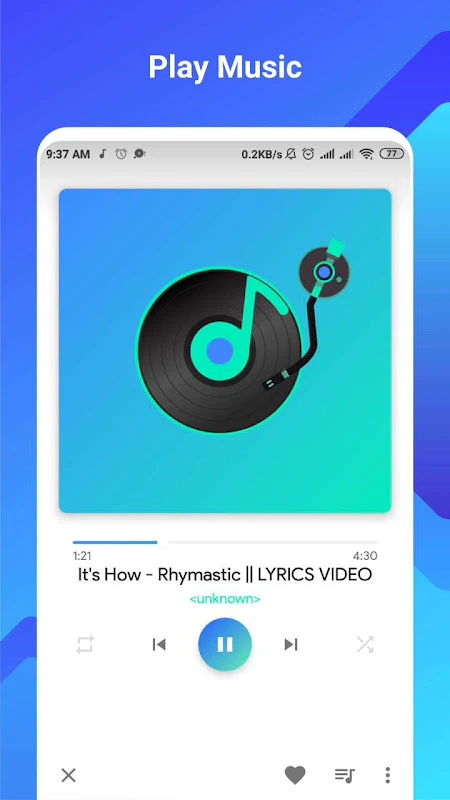 iMusic: Music Player iOS 15 v1.0.1 [Premium] APK 