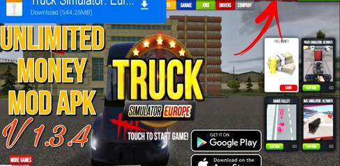 Caminhao Simulator : Europe (1.3.4) download no Android apk