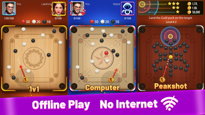 Carrom board game - Carrom online multiplayer para Android - Download