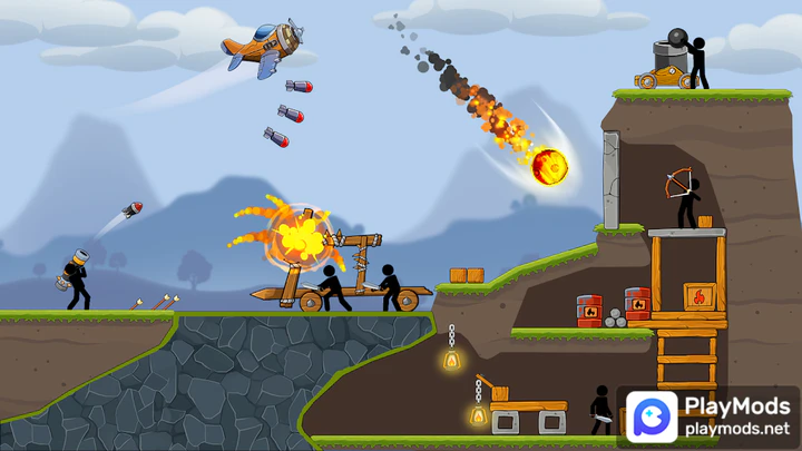 Boom Stick: Bazooka Puzzles Mod apk [Unlimited money] download