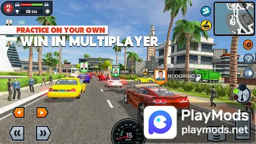 Car Driving School Simulator #24 MULTIPLAYER! - Android IOS gameplay 