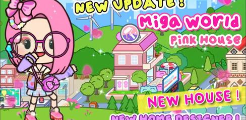 Miga World update Character Creator PINK Pack! Atualização Pacote ROSA  Criador de Personagens Miga 