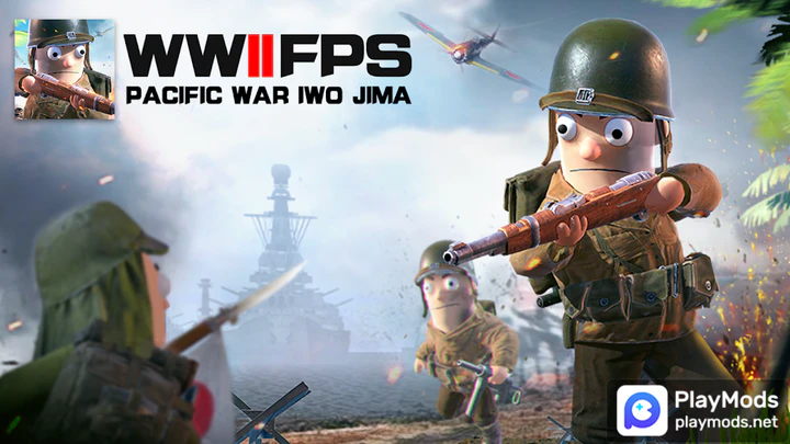 World War Pacific Gun Games Mod apk [Remove ads][God Mode][Weak enemy]  download - World War Pacific Gun Games MOD apk 6.7 free for Android.