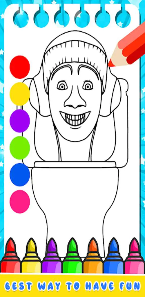 Skibidi Toilet Coloring Game para Android - Download