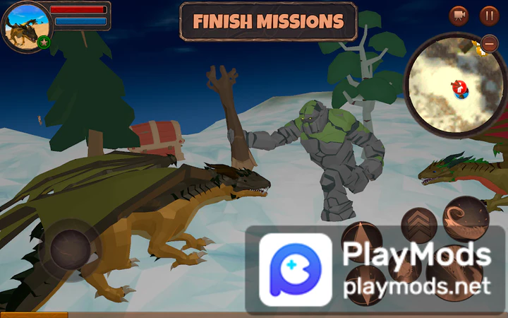 Dragon Simulator 3D: Adventure Game v1.095 Apk Mod (Dinheiro