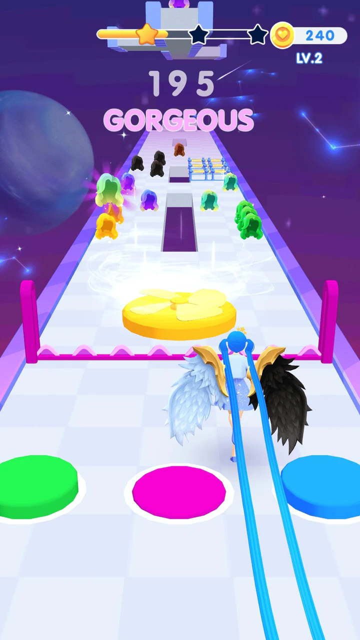 Baixe o Dancing Hair - Music Race 3D MOD APK v1.0.66 para Android