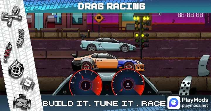 pixel car racer mod dinheiro infinito