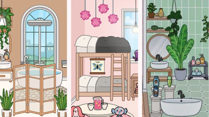🍃Free House New Update🌼Free Items In Toca Boca [House Design