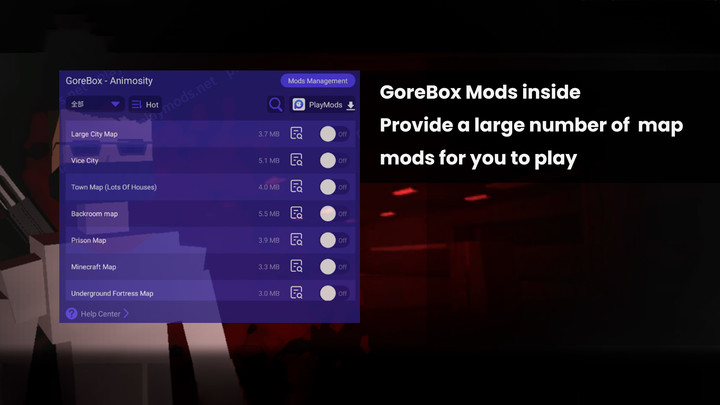 Gorebox mod menu