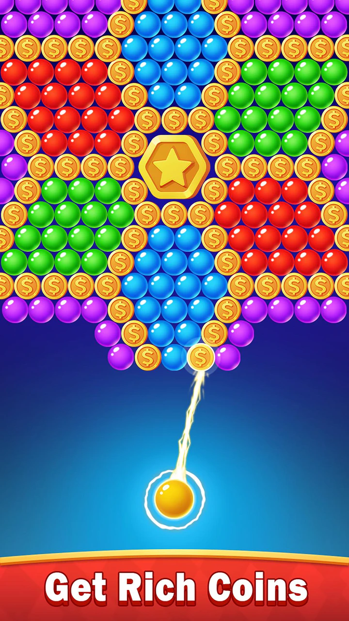 Bubble Shooter MOD coins/boosters 13.2.5 APK download free for android