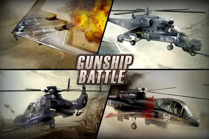 Gunship Battle Total Warfare v4.1.4 Apk Mod Dinheiro Infinito - W Top