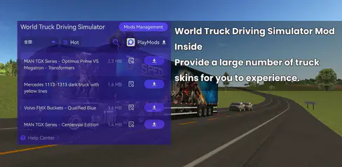 World Truck Driving Simulator MOD APK v1,389 (Dinheiro ilimitado) - Jojoy
