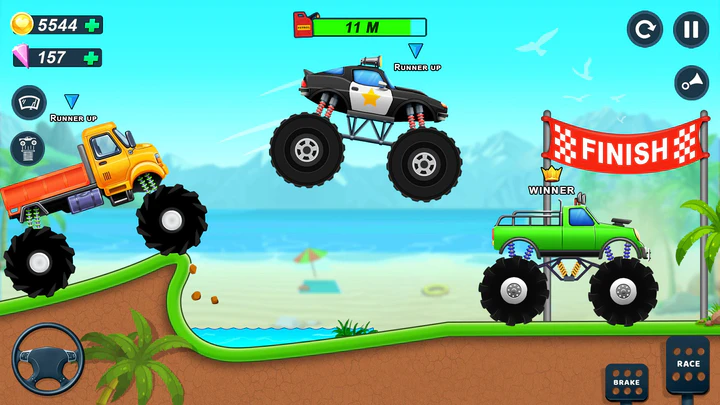 Monster Truck 4x4 Racing Games APK + Mod for Android.