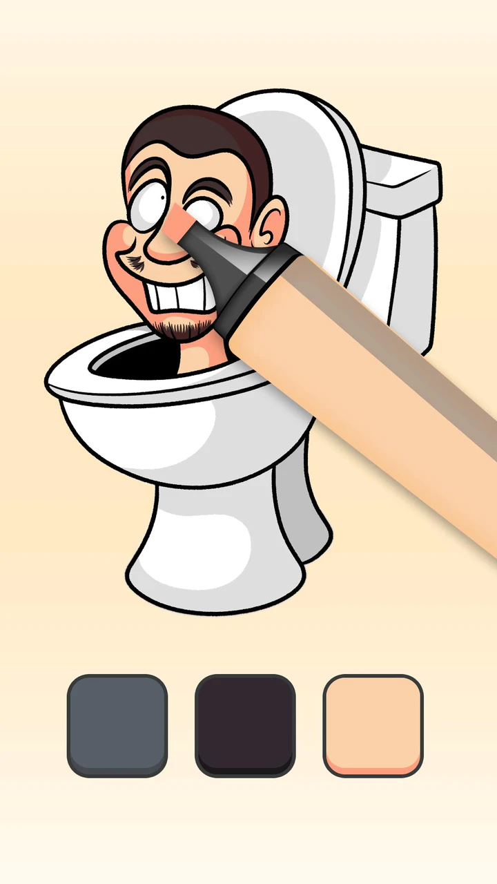 Skibidi Toilet Coloring Game para Android - Download