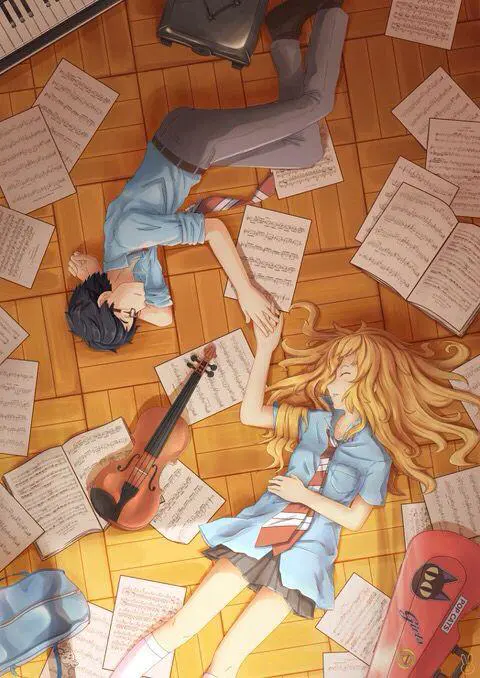 Shigatsu Wa Kimi No Uso Wallpaper APK for Android Download