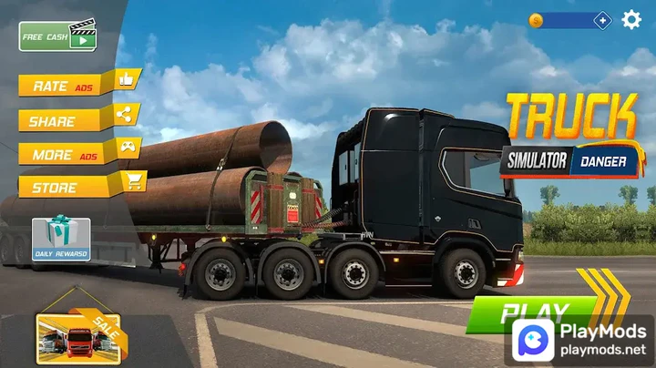 Heavy Truck Simulator mod apk (Dinheiro) download para android