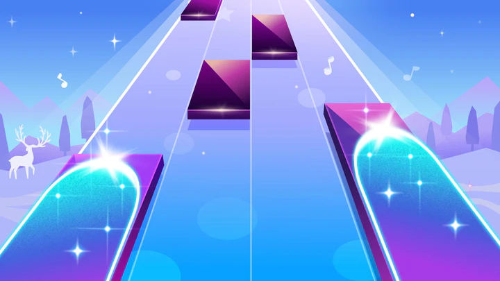 EDM Piano Fire - Magic Tiles for Android - Download