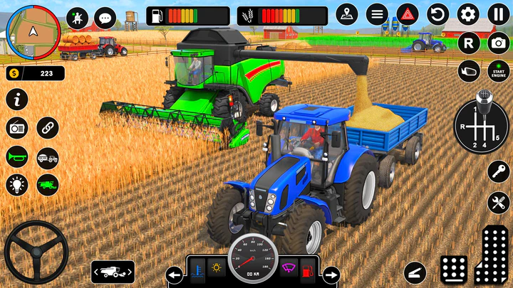 Faça download do Jogo de trator jogo de fazenda APK v2.4 para Android