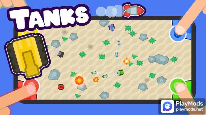 MINI WARS: 1 2 Player Games 2D Mod apk [Unlimited money][Unlimited]  download - MINI WARS: 1 2 Player Games 2D MOD apk 1.0.9 free for Android.