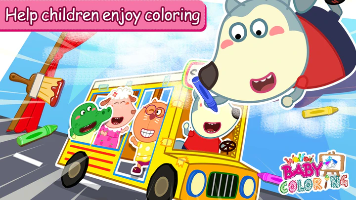 Download do APK de Wolfoo Family Coloring & Drawing para Android