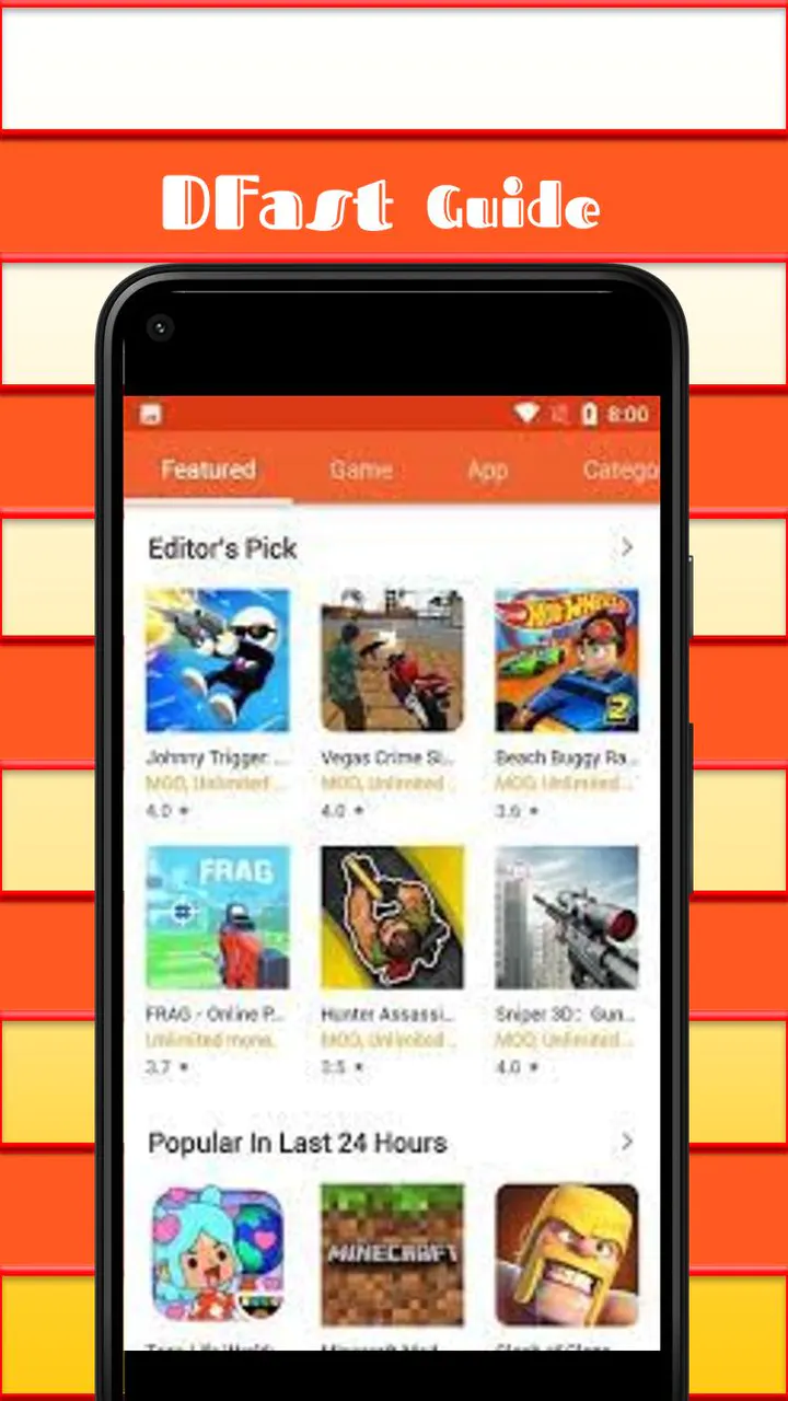 Download do APK de dFast: Mod App Advicer para Android